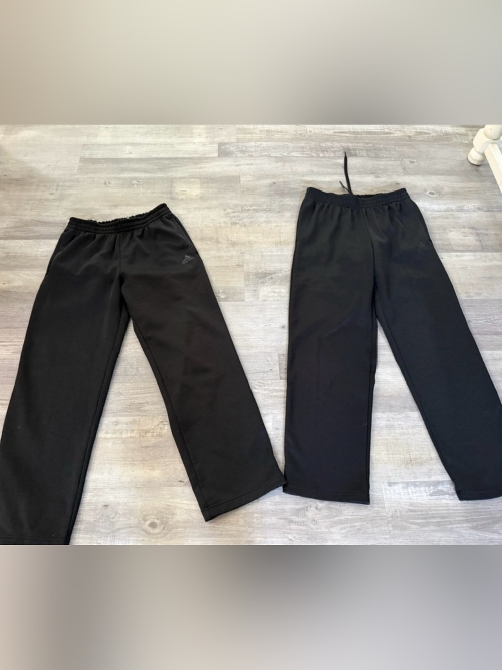 Adidas men’s Black Athletic Pants Pair